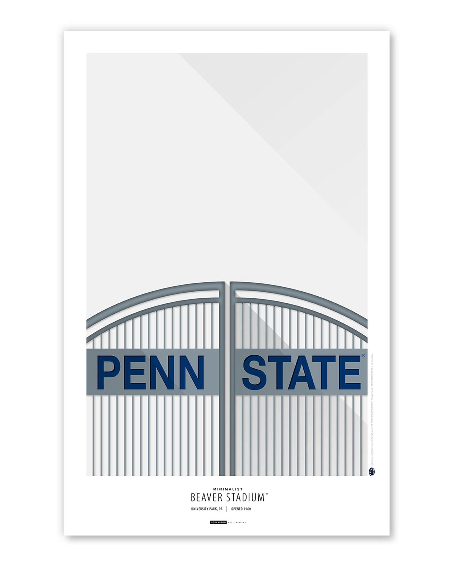 Minimalist Beaver Stadium