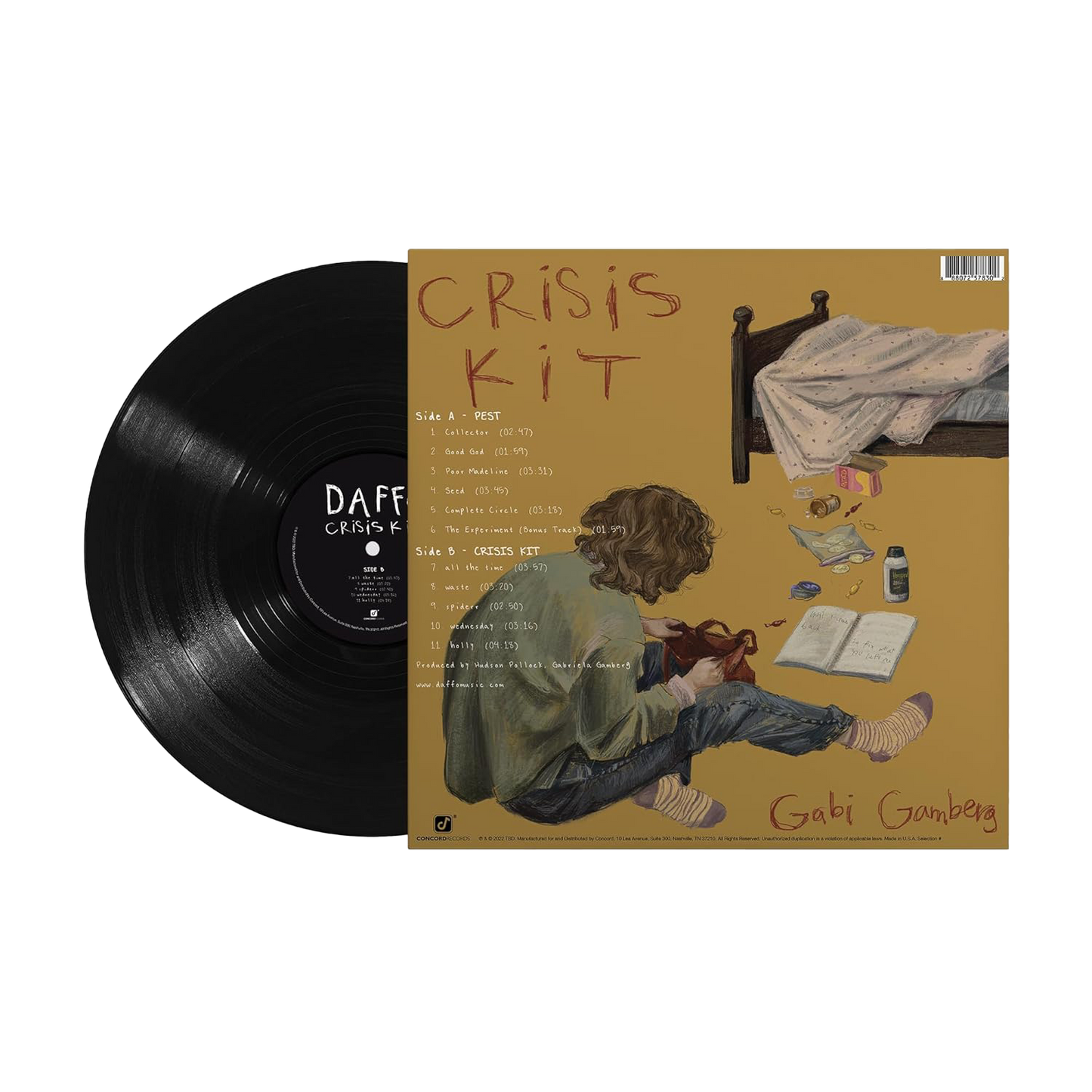 Daffo - Pest / Crisis Kit - Black Vinyl Record