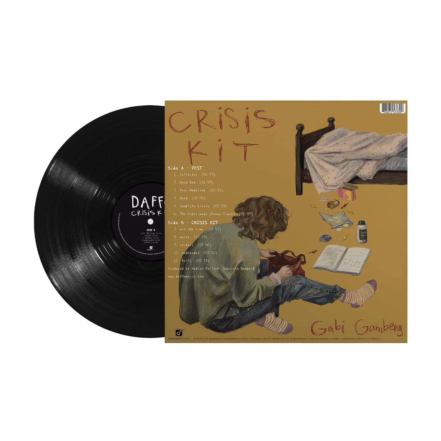 Daffo - Pest / Crisis Kit - Black Vinyl Record