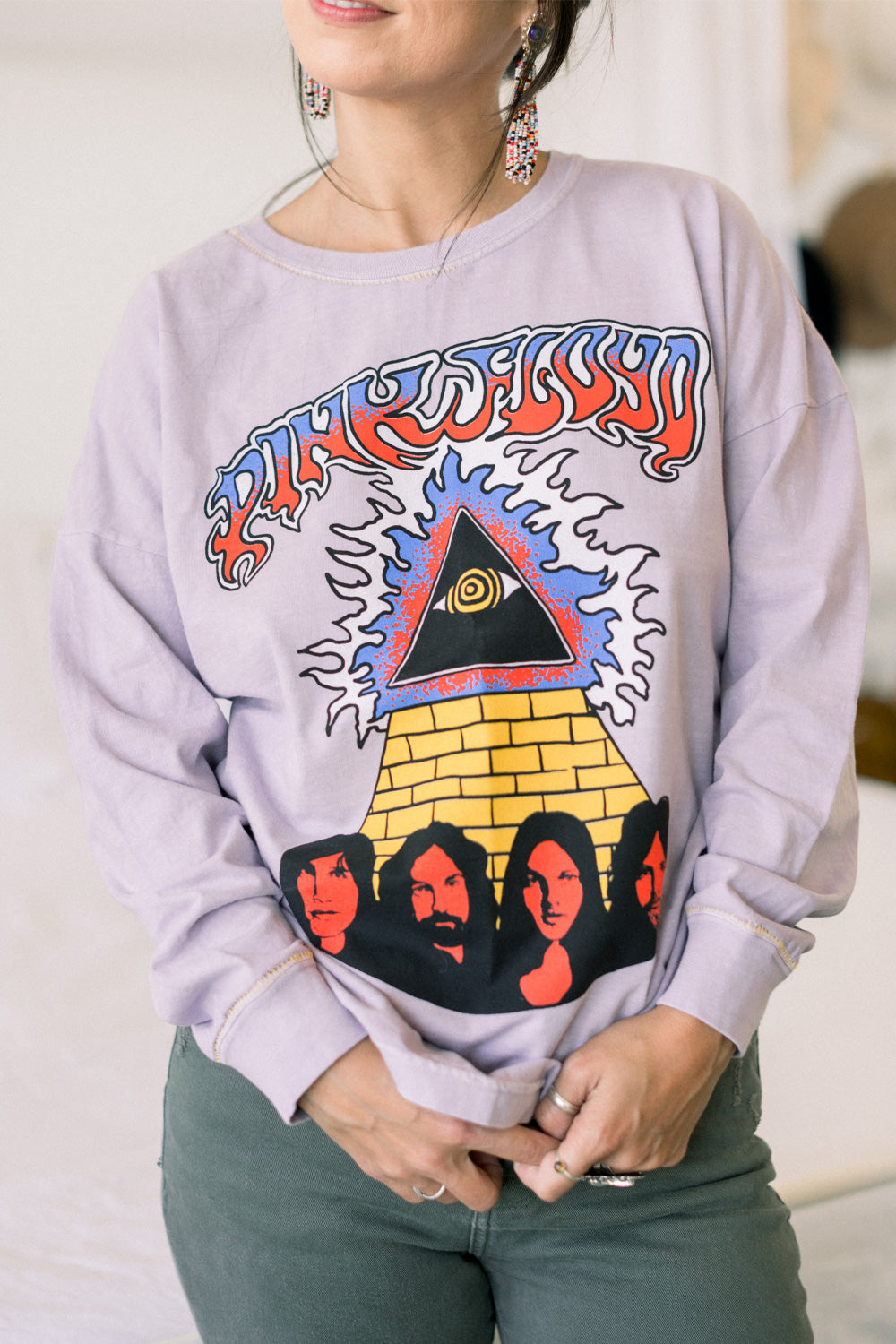 Pink Floyd Womens Long Sleeve Shirt