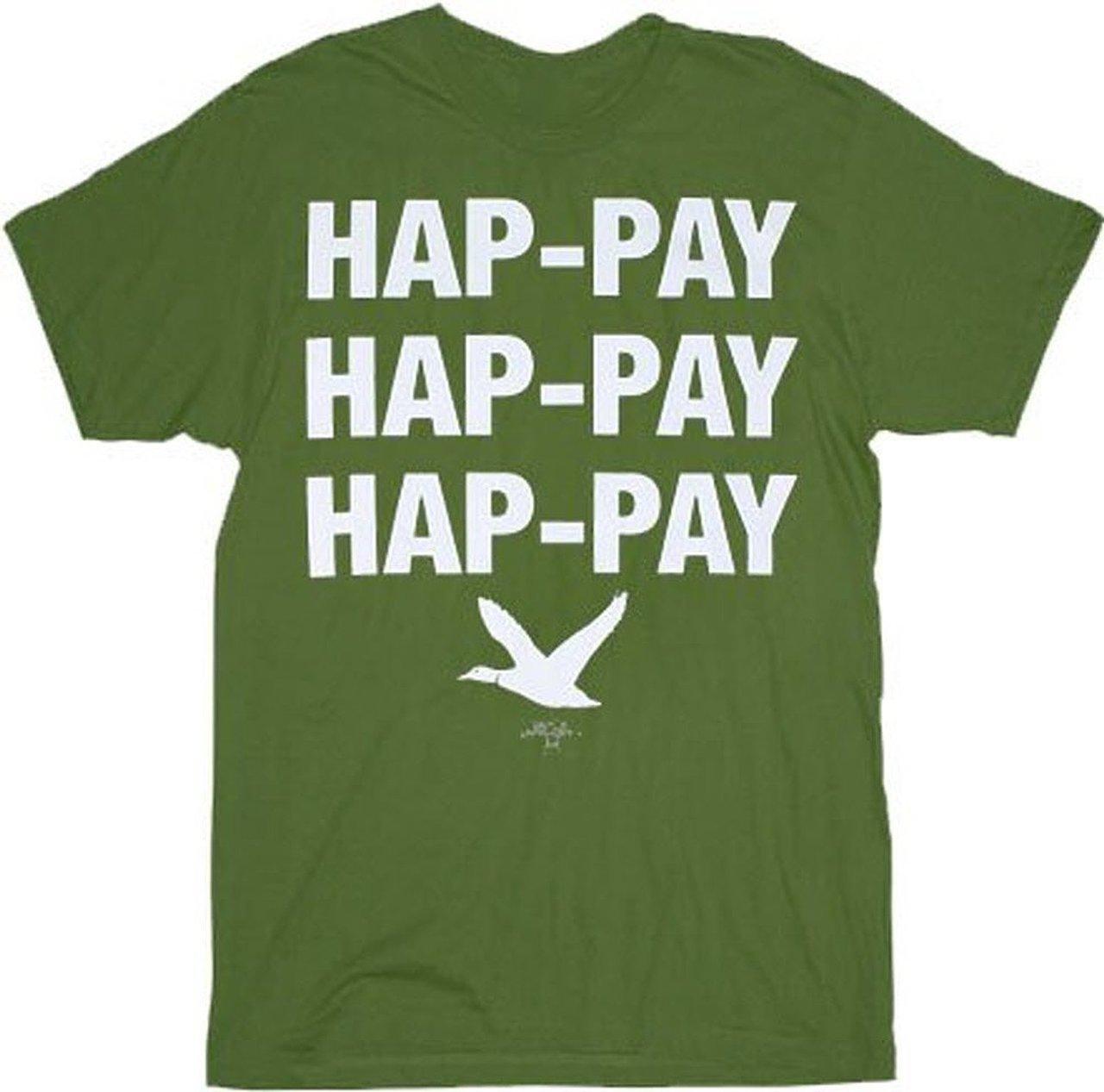 Phil Robertson Hap-pay Hap-pay Hap-pay Duck T-Shirt