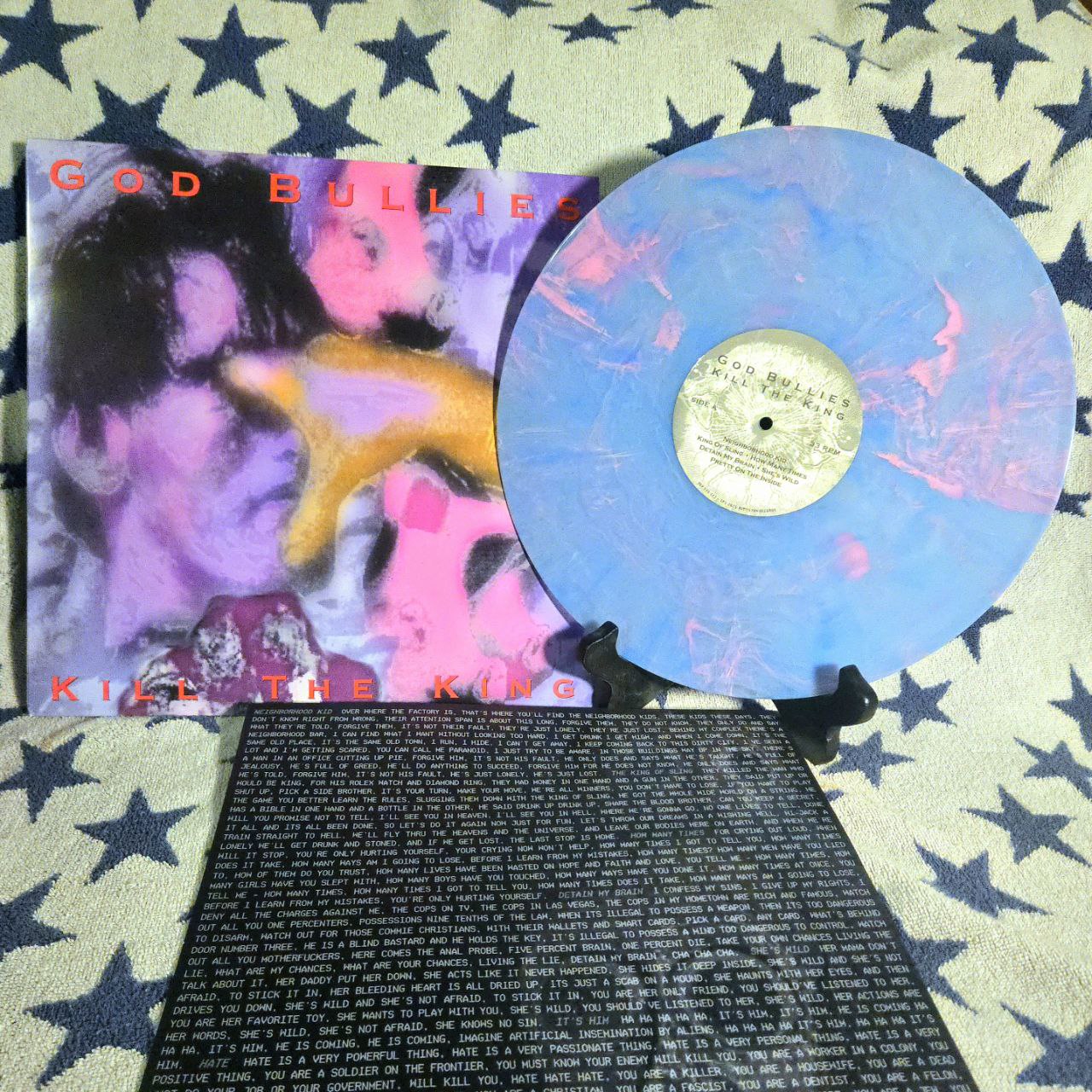 GOD BULLIES - KILL THE KING (COLOR VINYL) LP RECORD