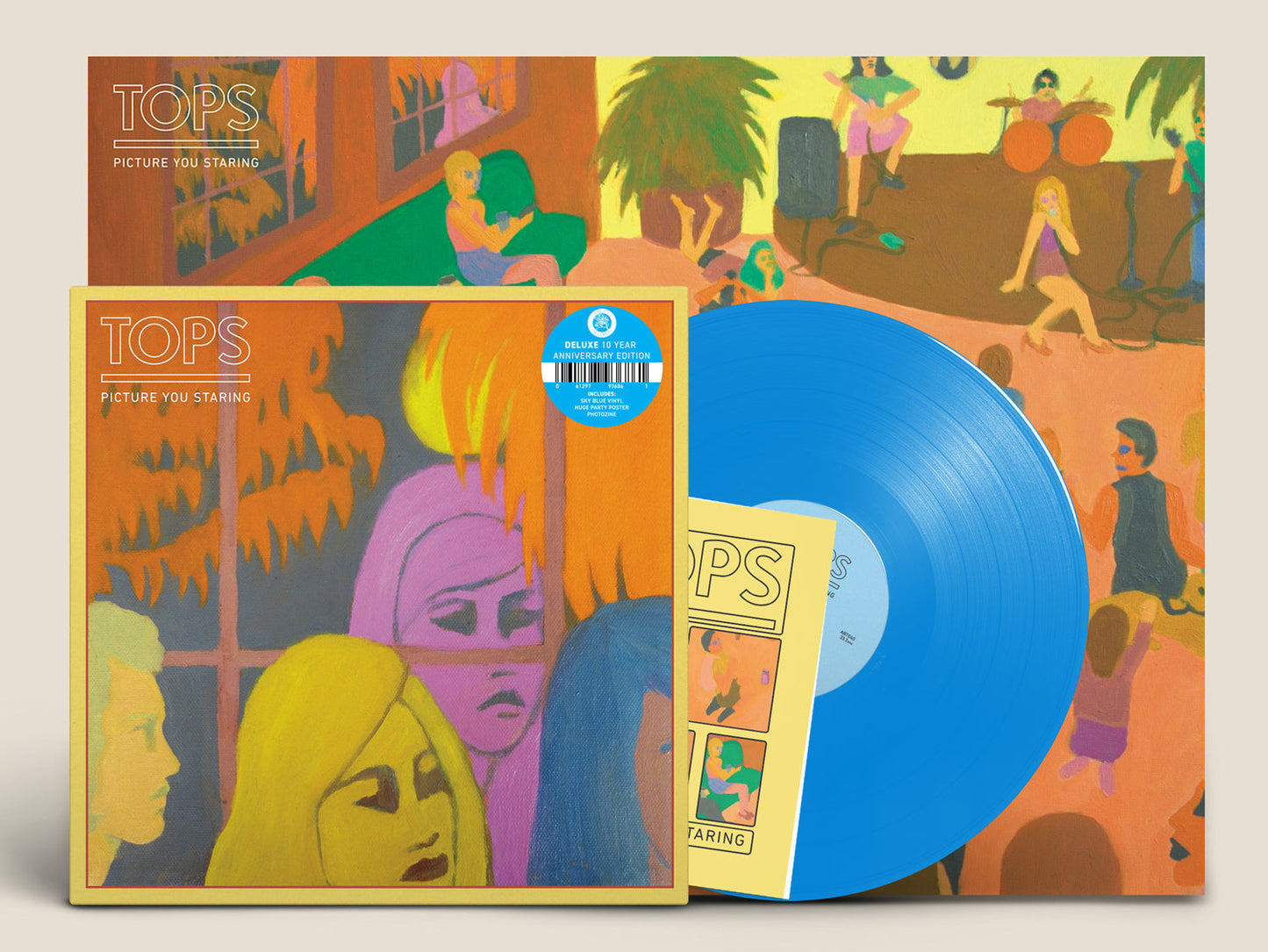 TOPS - Picture You Staring (10th Deluxe) [Sky Blue Vinyl Record
