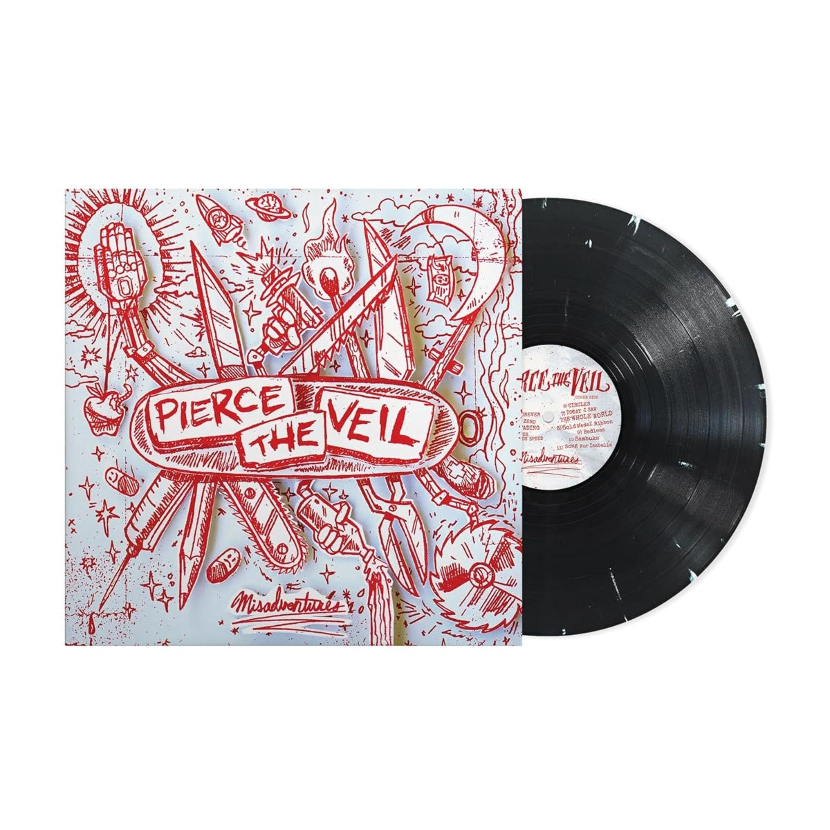 Misadventures [Explicit Content] (Limited Edition, Black & White Splatter Colored Vinyl) Vinyl Record
