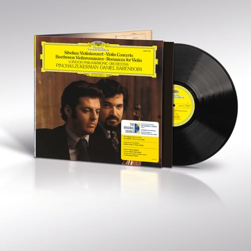 Pinchas Zukerman/Daniel Barenboim/London Philharmo - Sibelius: Violin Concerto; Beethoven: Romances For Violin (The Original Source Series) [180G LP] [Vinyl] Vinyl Record