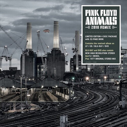 Animals (2018 Remix) (Boxed Set, With CD, With Blu-ray, With DVD, 180 Gram Vinyl) [Vinyl] Vinyl Record