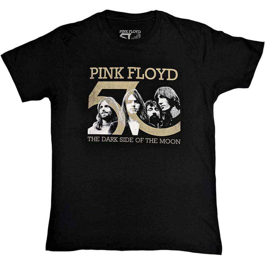 Pink Floyd Band Photo & 50th Logo [T-Shirt] Officially Licensed