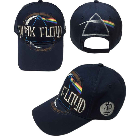 Pink Floyd Dark Side of the Moon Album Distressed [Hat]