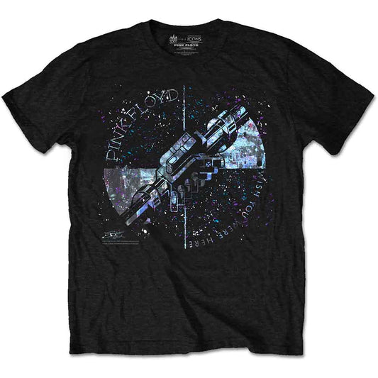 Pink Floyd Machine Greeting Blue [T-Shirt] Officially Licensed