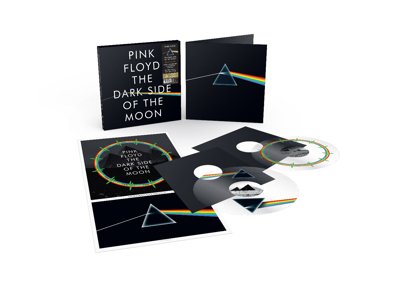 PINK FLOYD - The Dark Side Of The Moon (50th Anniversary) [2023 Remaster] (2LP UV Printed Clear Vinyl Collector's Edition) Vinyl Record