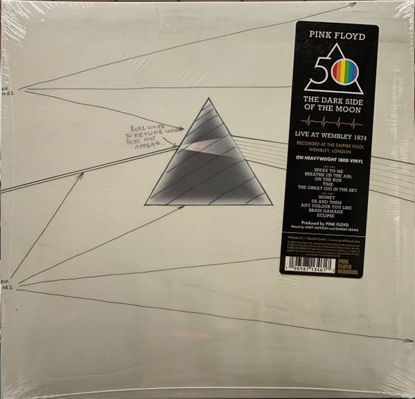 The Dark Side Of The Moon (Live At Wembley 1974) Vinyl Record