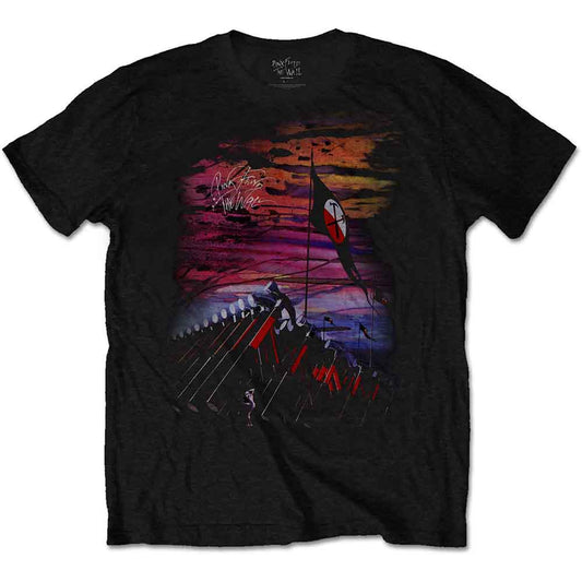 Pink Floyd The Wall Flag & Hammers [T-Shirt] Officially Licensed