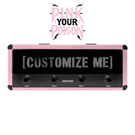 "Pink Your Poison" Jack Rack® Shell Pluginz Keychains