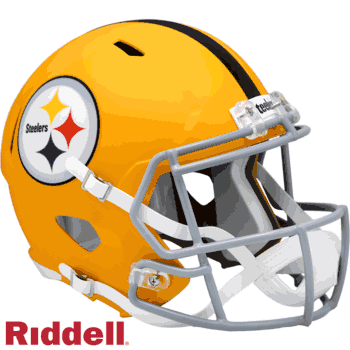 Pittsburgh Steelers Full Size Speed Replica Football Helmet 2025 Alternate On-Field - NFL