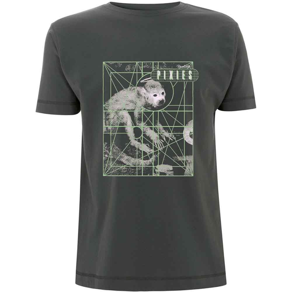 Pixies Monkey Grid Mens T Shirt Officially Licensed