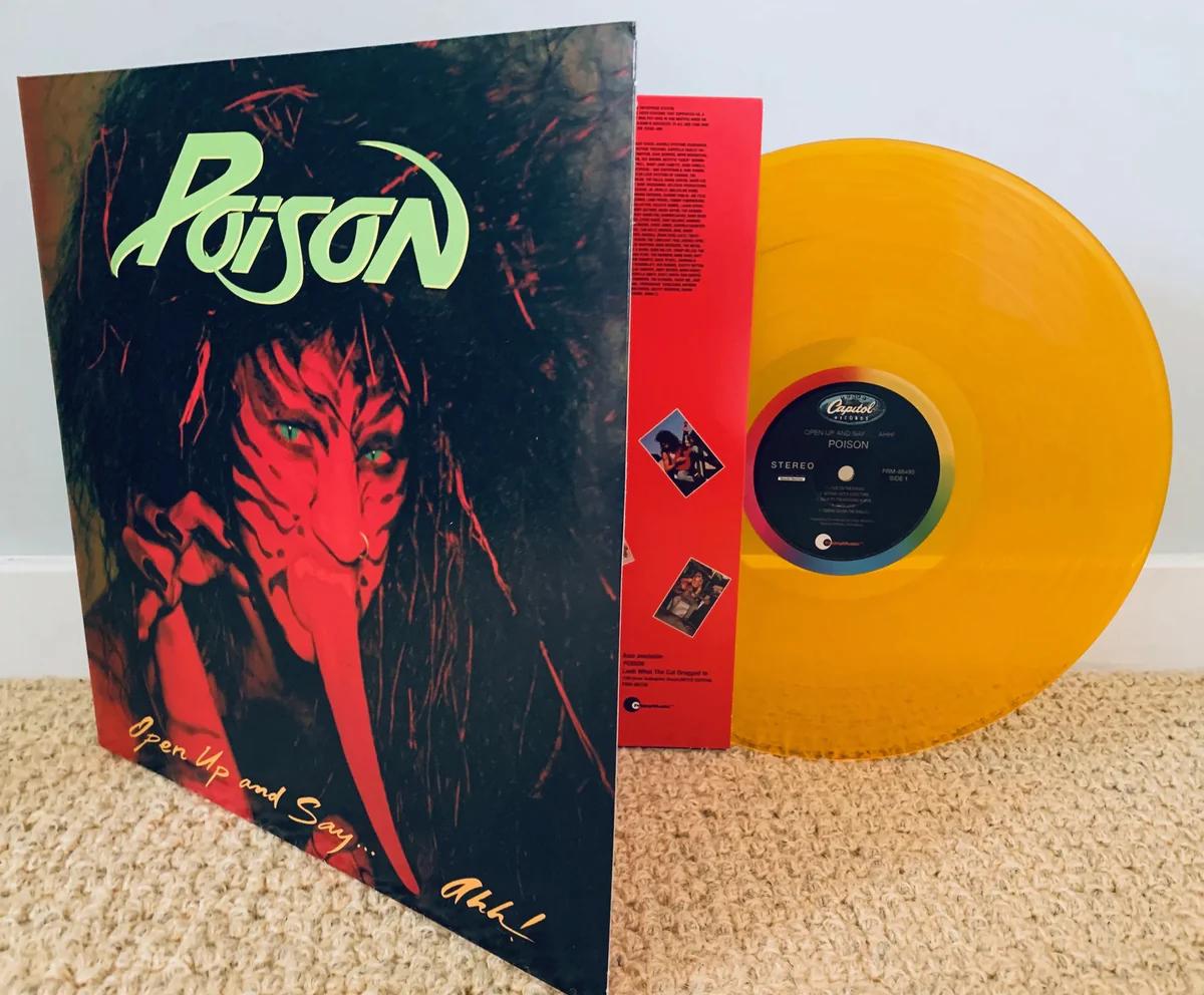 Poison - Open Up And Say Ahh! (180 Gram Vinyl, Colored Vinyl, Gold, Limited Edition, Gatefold LP Jacket) Vinyl Record