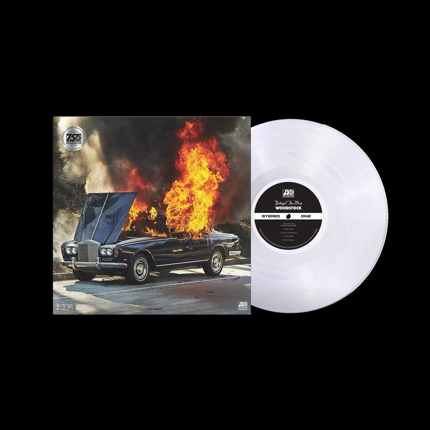 Portugal. The Man  Woodstock ROCKTOBER   ATL75 Crystal Clear Diamond Vinyl Vinyl Record