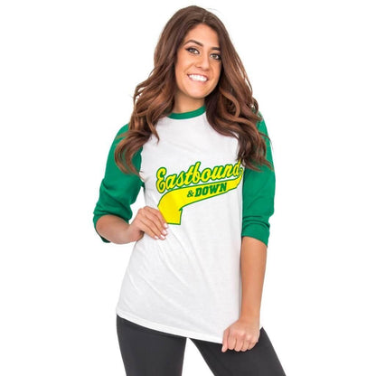 Powers 55 Raglan Baseball Adult T-shirt