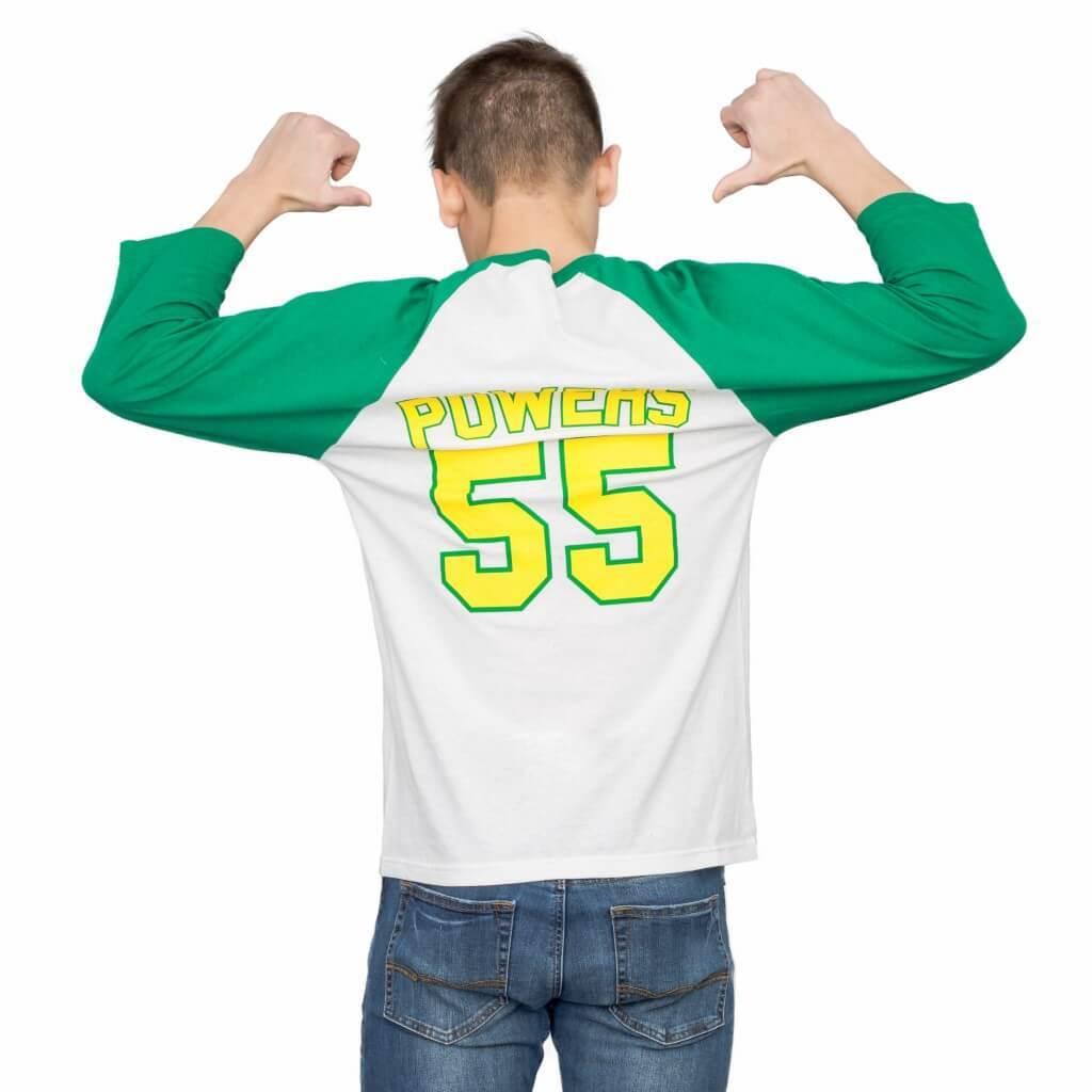 Powers 55 Raglan Baseball Adult T-shirt