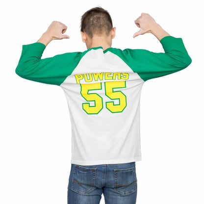 Powers 55 Raglan Baseball Adult T-shirt