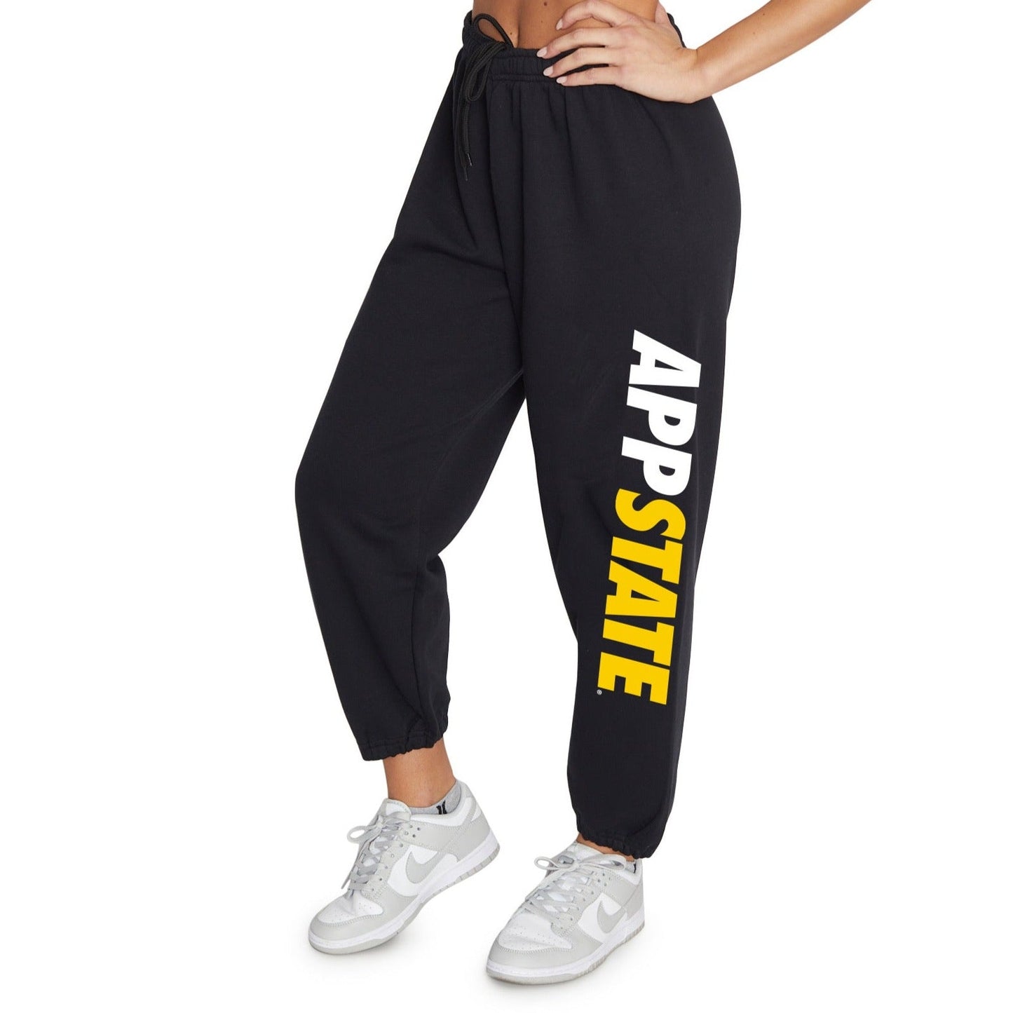 App State Everyday Black Womens Sweatpants Officially Licensed