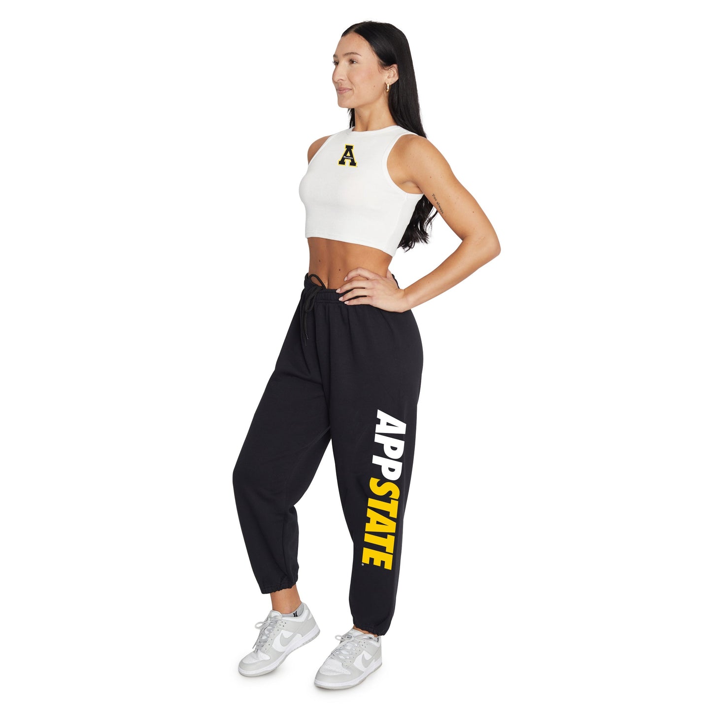 App State Everyday Black Womens Sweatpants Officially Licensed