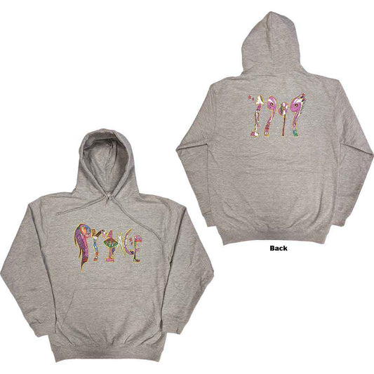 Prince 1999 Hoodie Sweatshirt Officially Licensed Grey