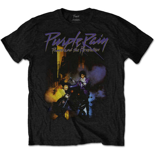 Prince Purple Rain Mens T Shirt Black