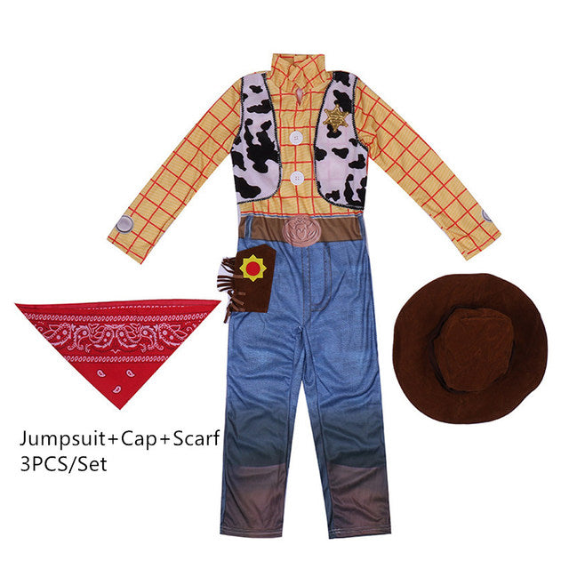New Arrival Boys Woody Fancy Halloween Costume