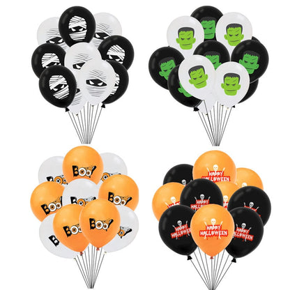 Halloween Latex Balloons Cartton Skull Spieder