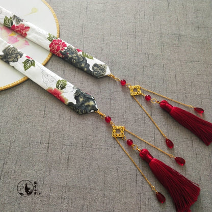 Antique Chinese clothing ribbon embroidery accessorie