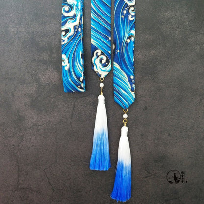 Antique Chinese clothing ribbon embroidery accessorie