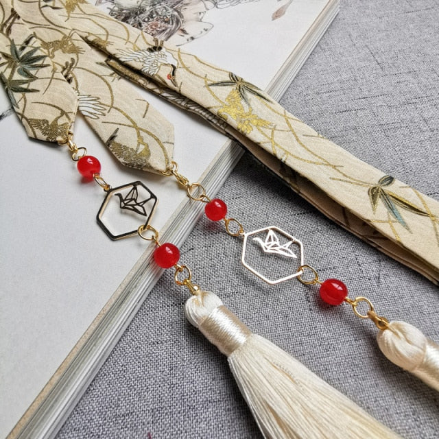 Antique Chinese clothing ribbon embroidery accessorie