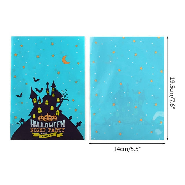 Cute Halloween Themed Pumpkin Candy Bags
