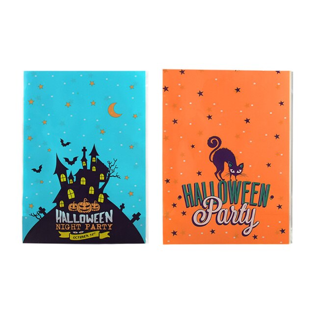 Cute Halloween Themed Pumpkin Candy Bags