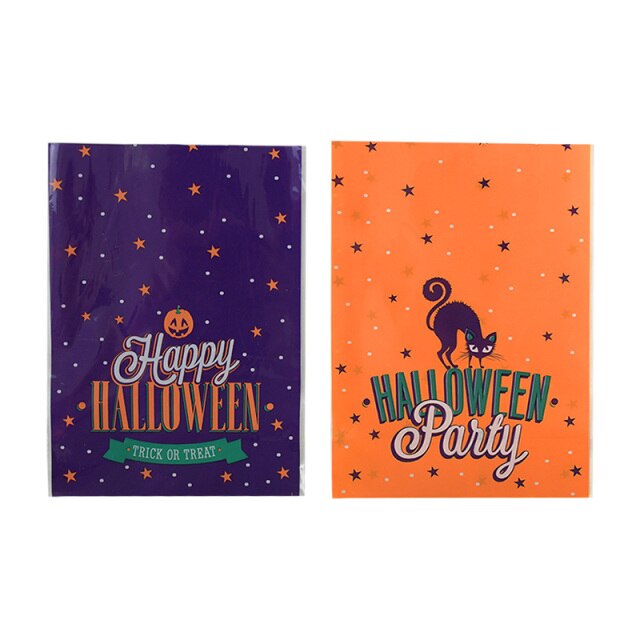 Cute Halloween Themed Pumpkin Candy Bags