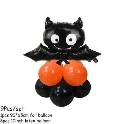 Halloween Pumpkin Ghost Spider Balloons