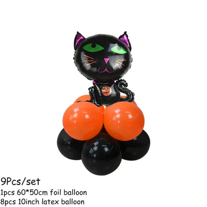 Halloween Pumpkin Ghost Spider Balloons