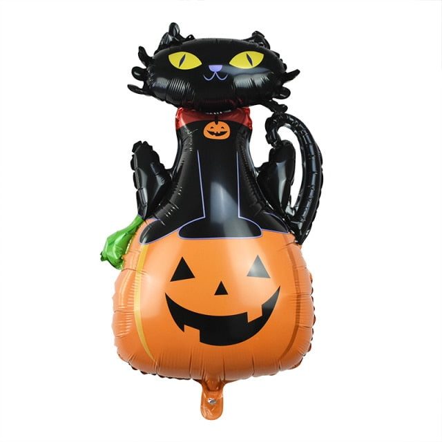 Halloween Pumpkin Ghost Spider Balloons