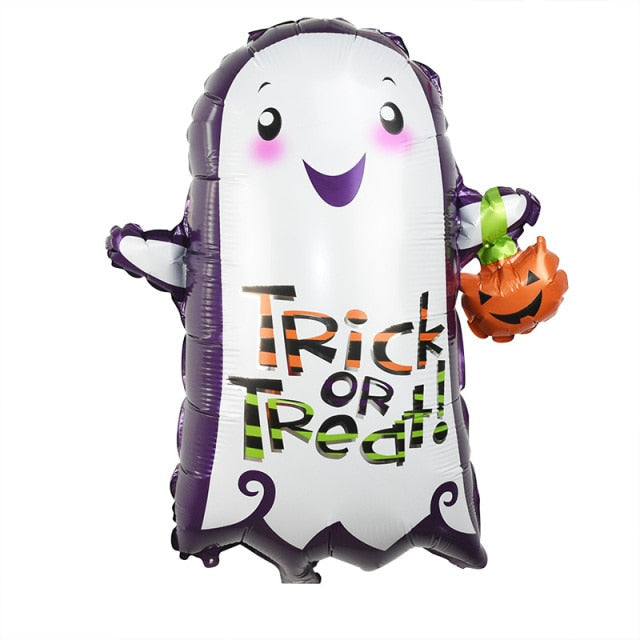 Halloween Pumpkin Ghost Spider Balloons