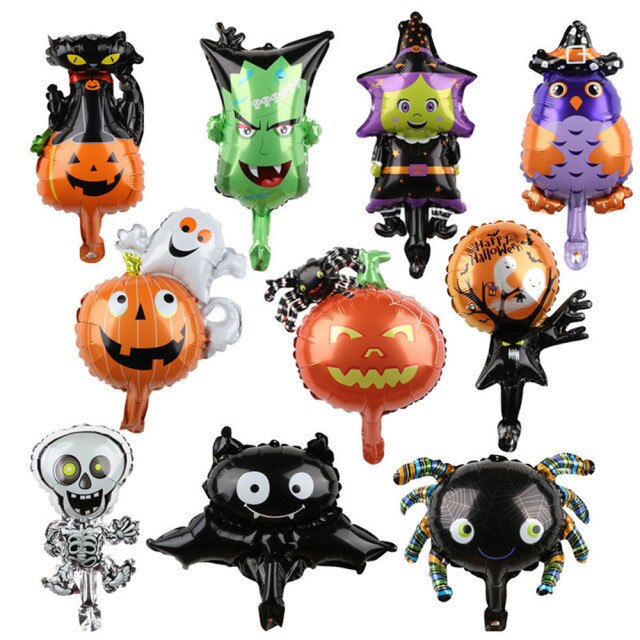 Cute Halloween Themed Balloons Set