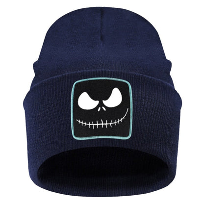 Jack Skellington Print Knitted Cap