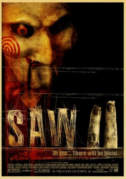 Saw Classic Horror Film Posters