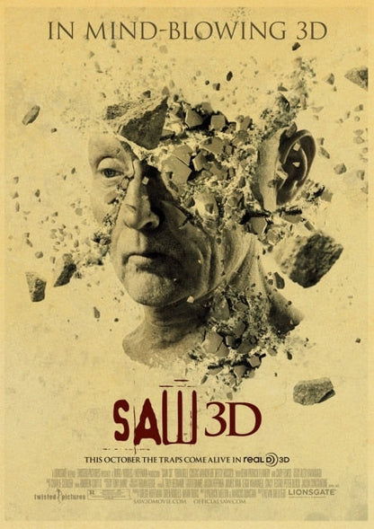 Saw Classic Horror Film Posters