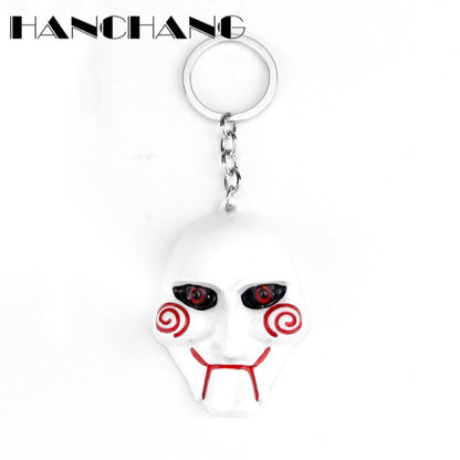 Saw Movie Mask Keychain