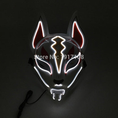 LED Neon Light Horror Masks Set