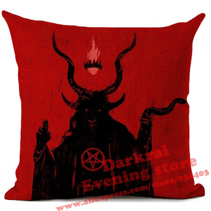 Horror Pattern Sofa Pillow Cover