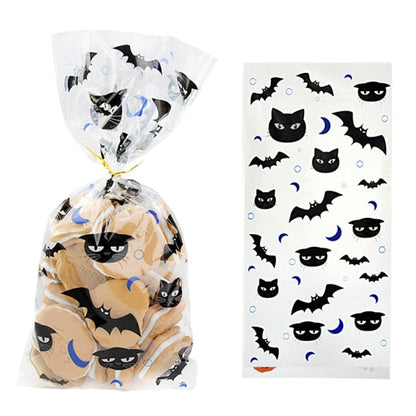 Hallwoeen Pumpkin Skull Cat Candy Bag