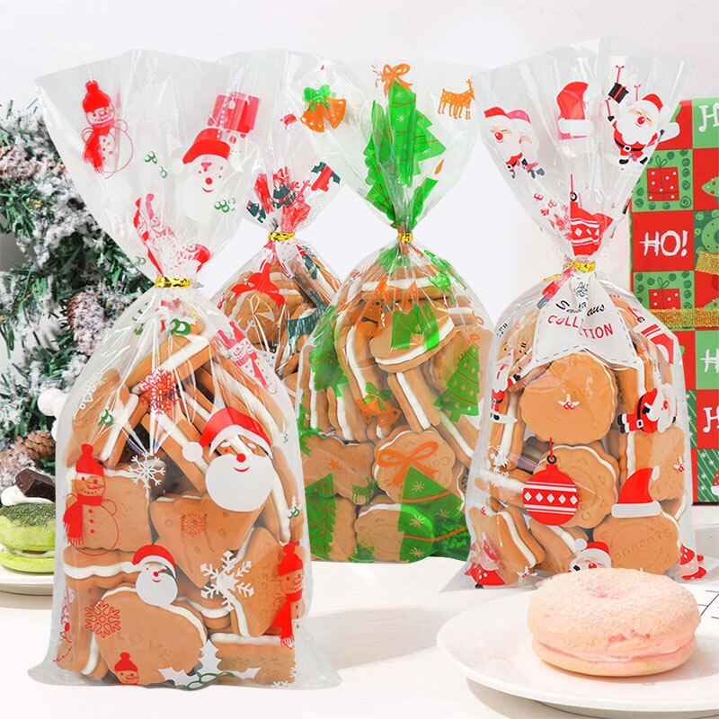 Plastic Bags for Presents Candies Cookies
