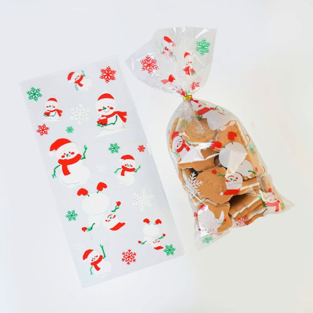 Plastic Bags for Presents Candies Cookies